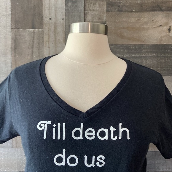 Sugar skull wedding top medium Halloween Dia De Los Muertos whimsigoth witchy - Picture 3 of 10